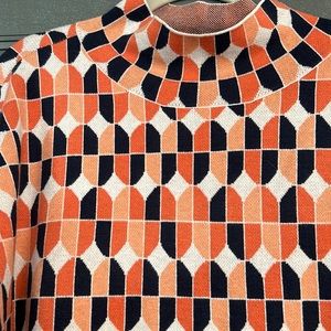 Maeve by Anthropologie fall mock neck mode top XL ladies NWOT